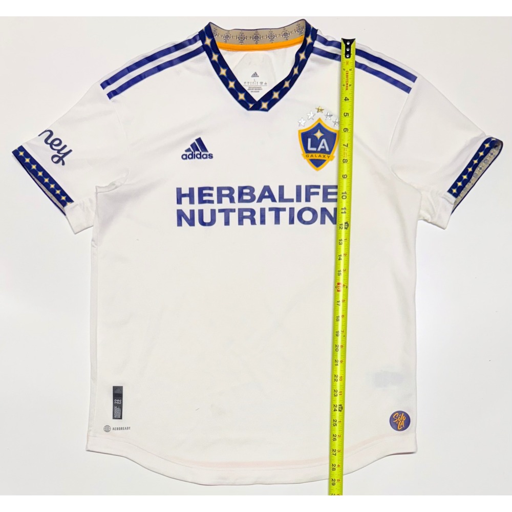 Adidas LA Galaxy 2022 2023 Home Jersey Mens Large White Herbalife Soccer Shirt